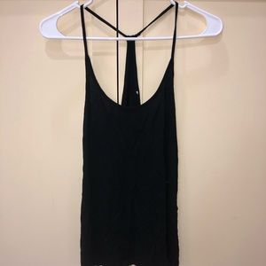 Black tank top